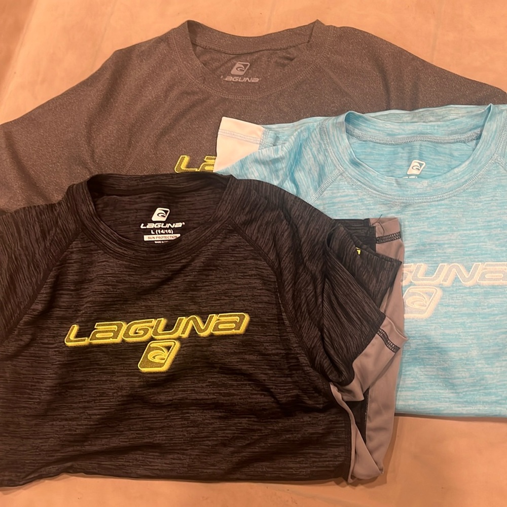 Boys swim shirts!  Great shape - all 3!